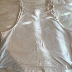 Torrid White High Neck Tank Top
